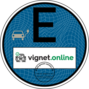 Milieusticker Duitsland Blauw | E-Sticker