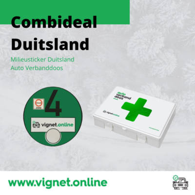 Milieusticker Duitsland + Auto Verbanddoos